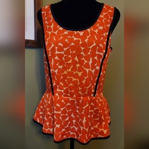 Size Medium peplum tank